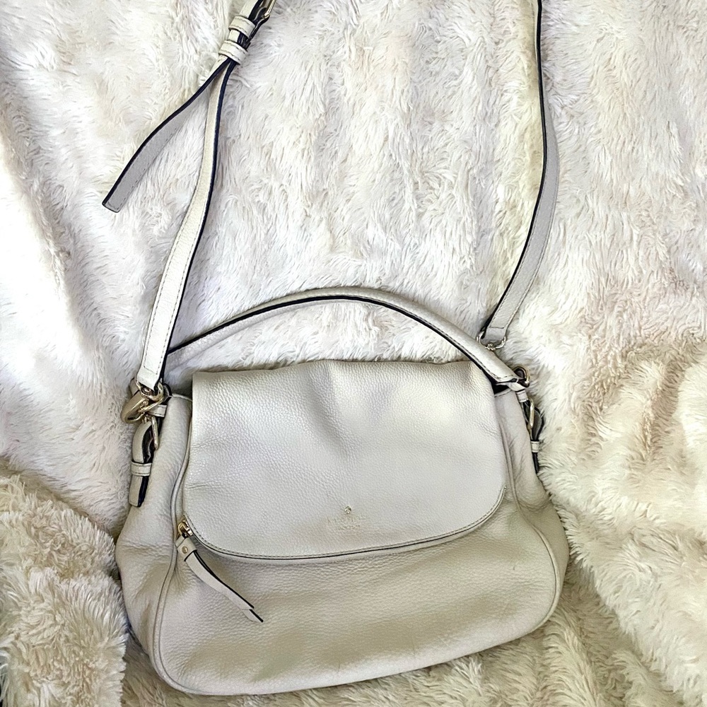 Kate Spade  ♠️ New York Women's Pebbled Cobble Hill Devin Leather Satchel